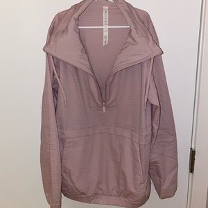 Brand new lululemon half-zip wind breaker